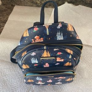 Loungefly Disney Princess AOP Mini Backpack